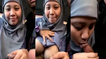 Bokep Jilbab Binor Sepong Kontol Tegang Nyepong
